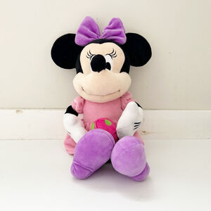 Disney Minnie Mouse Plush Easter Toy Minnie Holding Egg Mickey Mouse Clubhouse